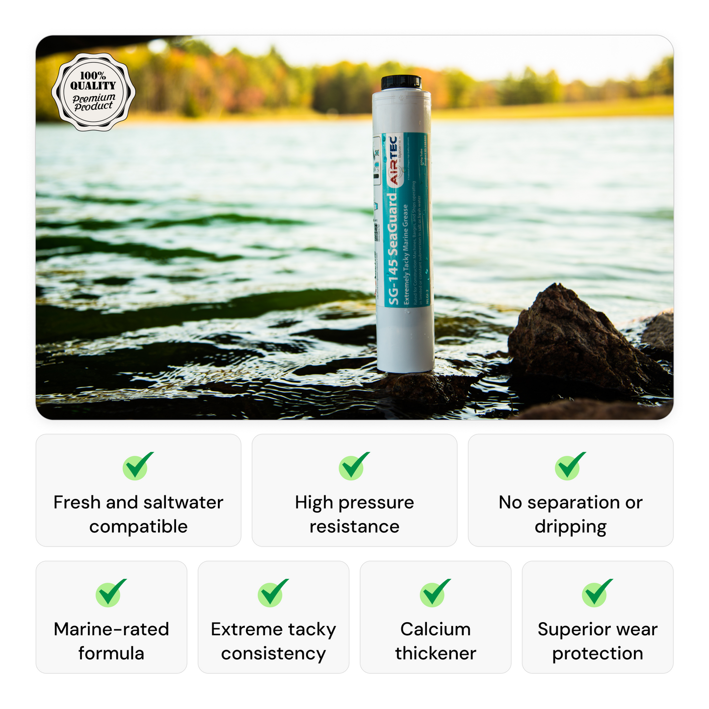AirTec Grease: SG-145 SeaGuard Marine Grade Grease