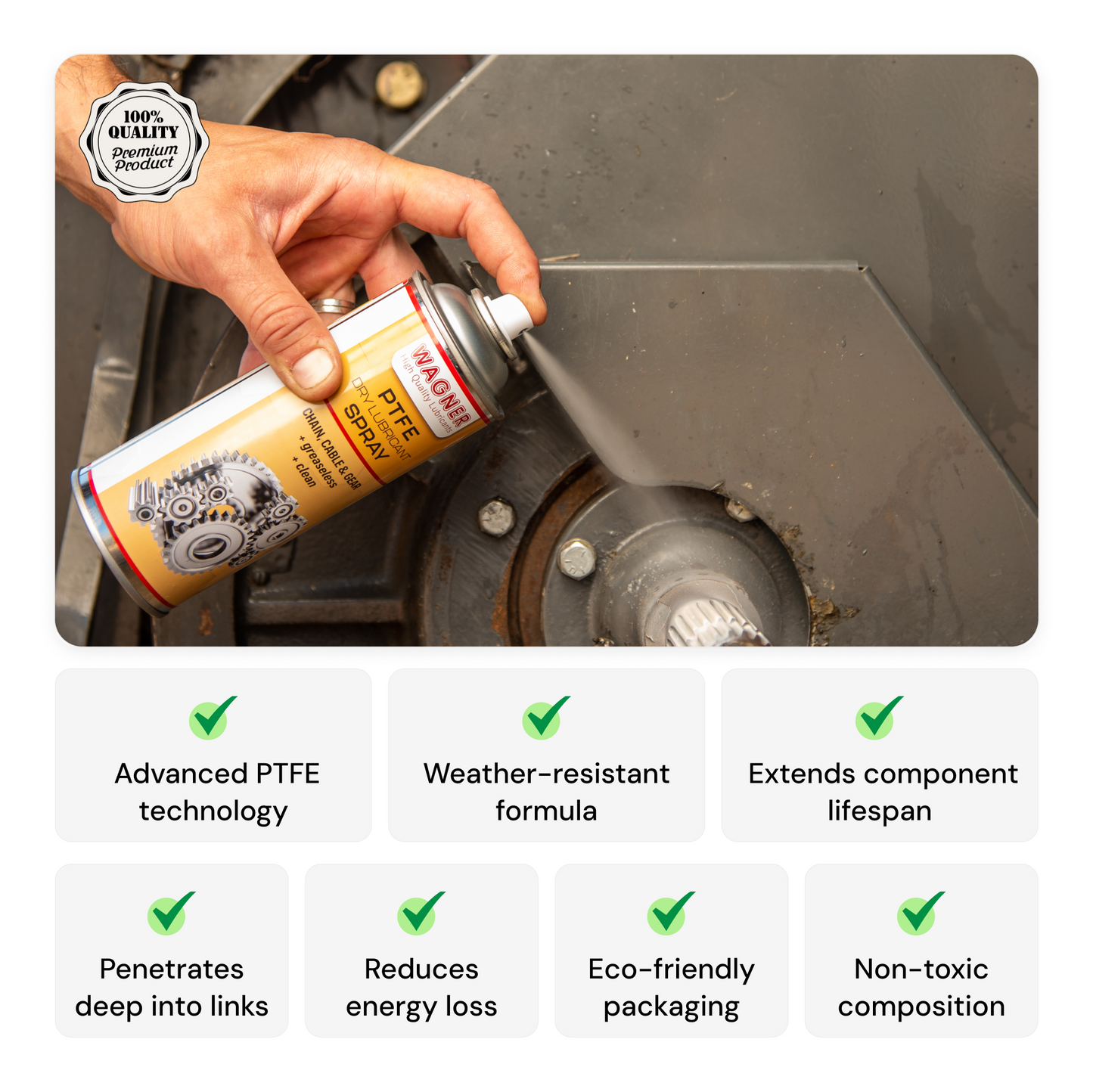 Wagner Dry Film PTFE Chain Lube