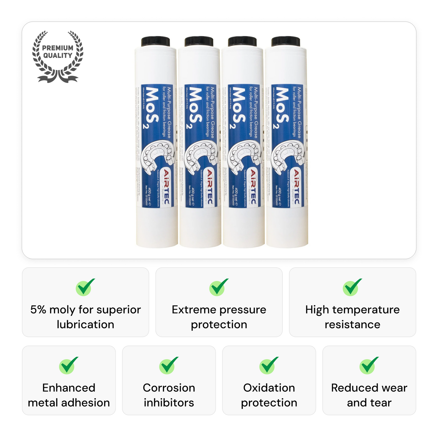 AirTec Grease: MoS2 5% Moly Grease