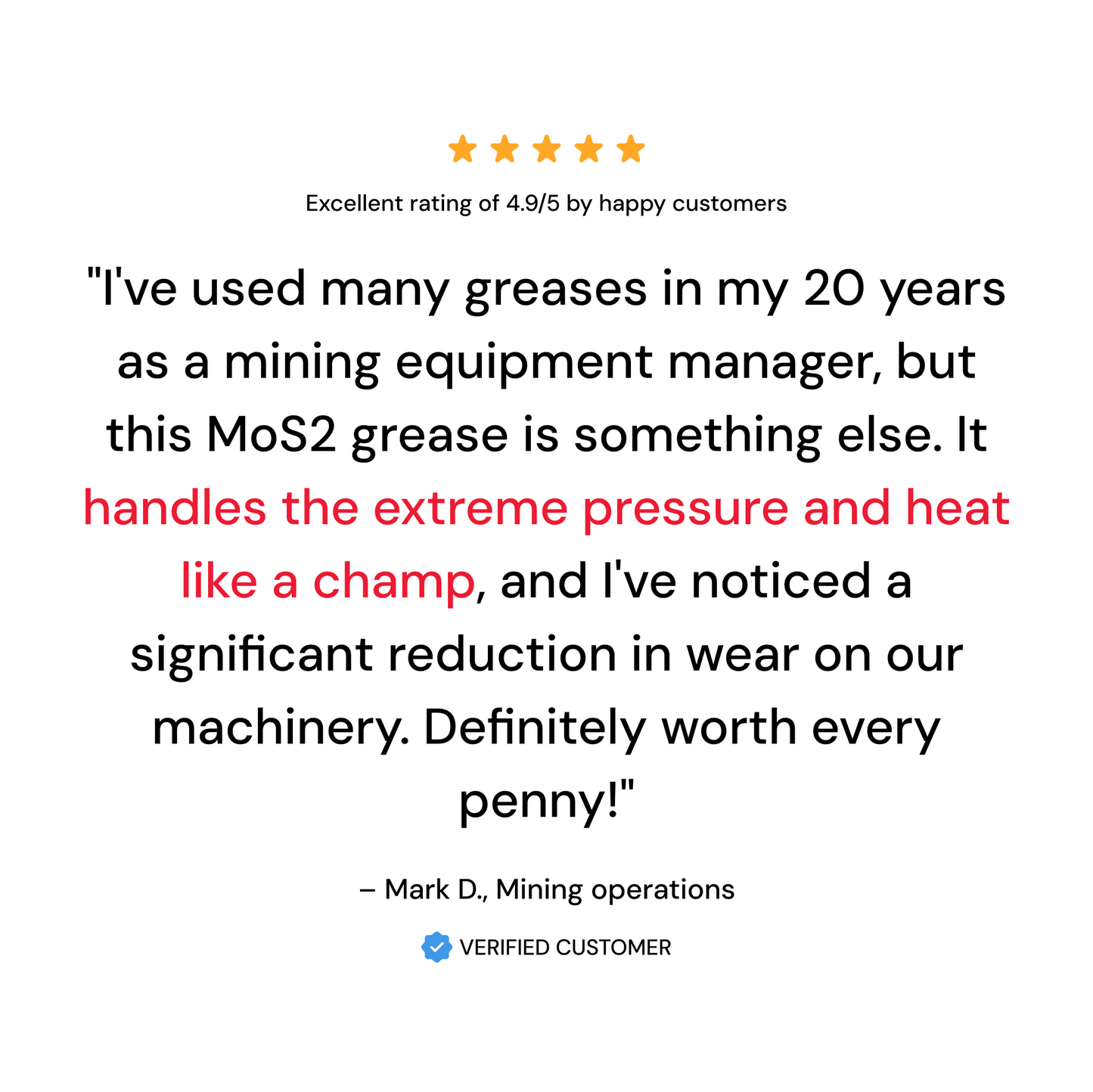 AirTec Grease: MoS2 5% Moly Grease