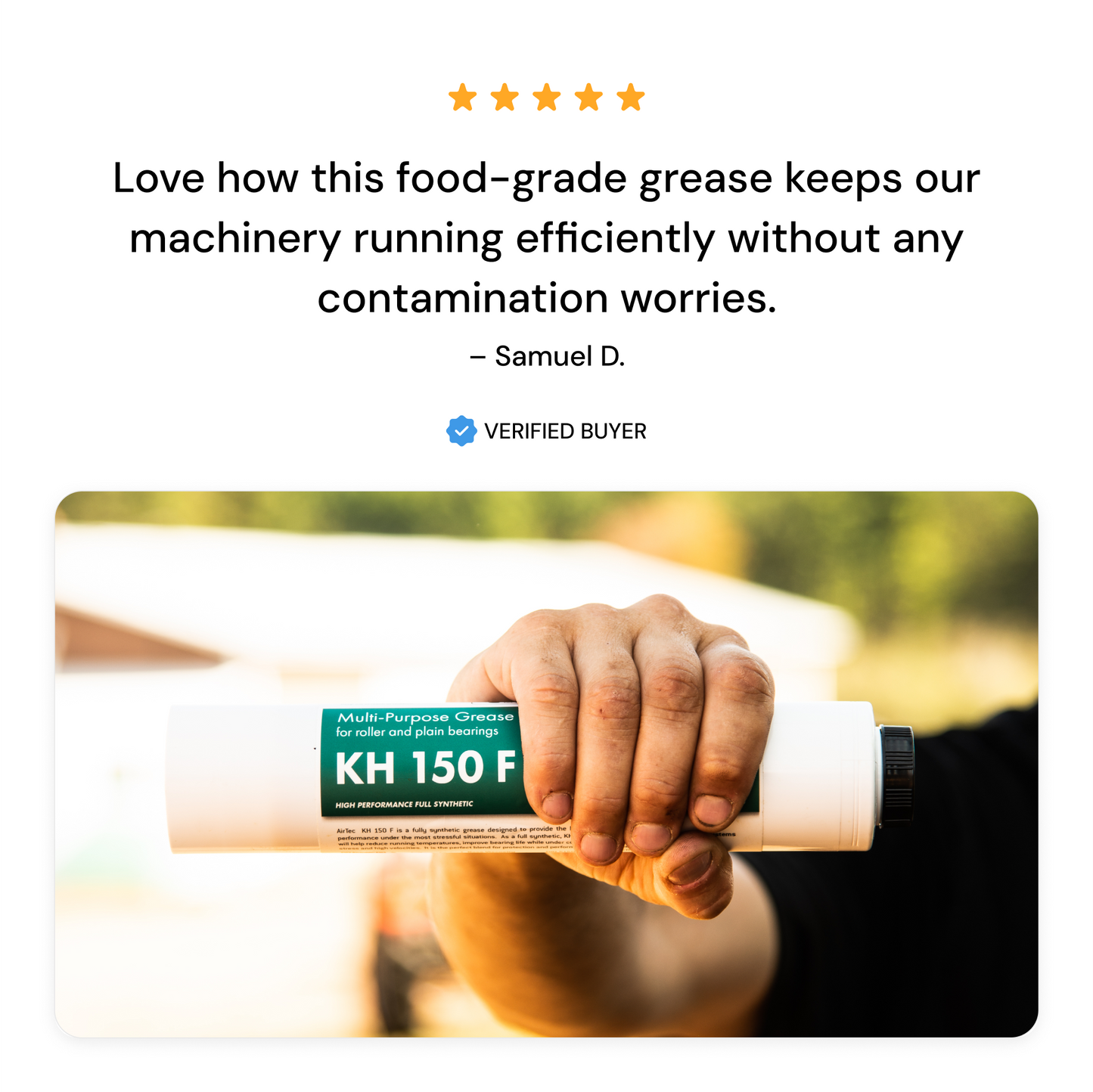 AirTec Grease: KH150 Full Synthetic H1 Food Grade
