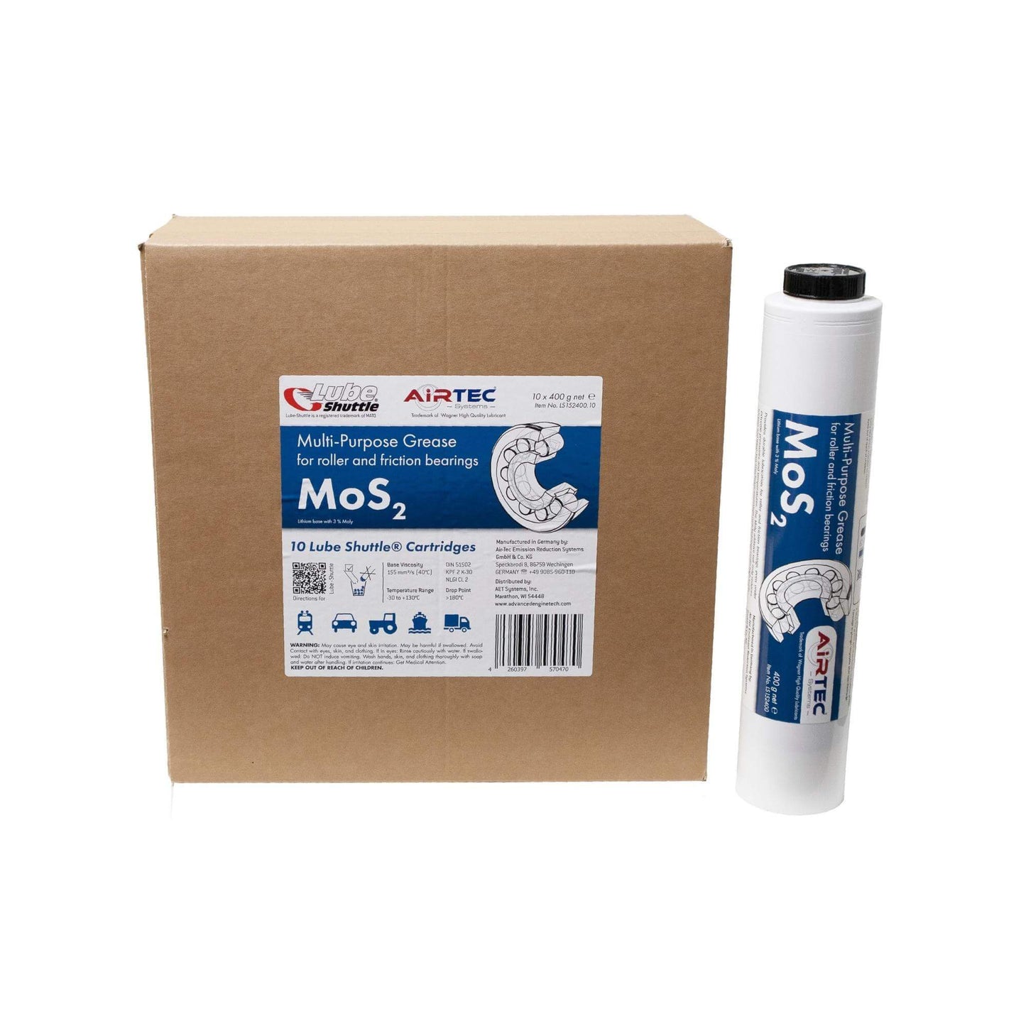 AirTec Grease: MoS2 5% Moly Grease