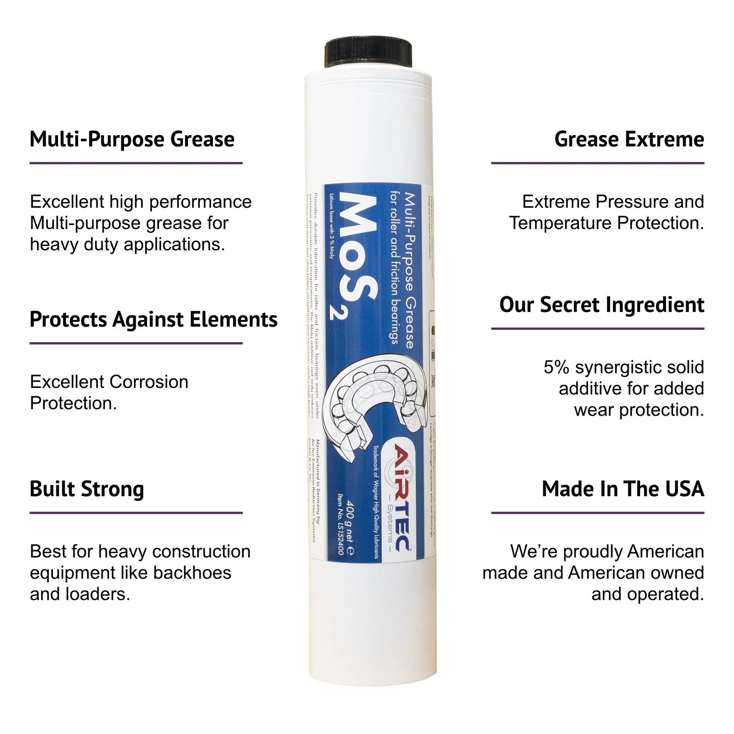AirTec Grease: MoS2 5% Moly Grease
