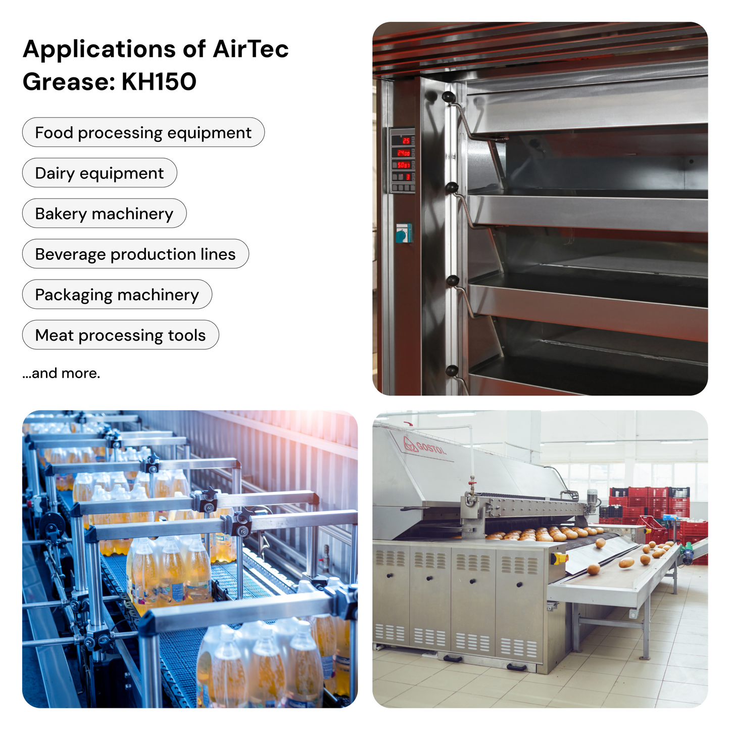 AirTec Grease:  KH150 Full Synthetic H1 Food Grade