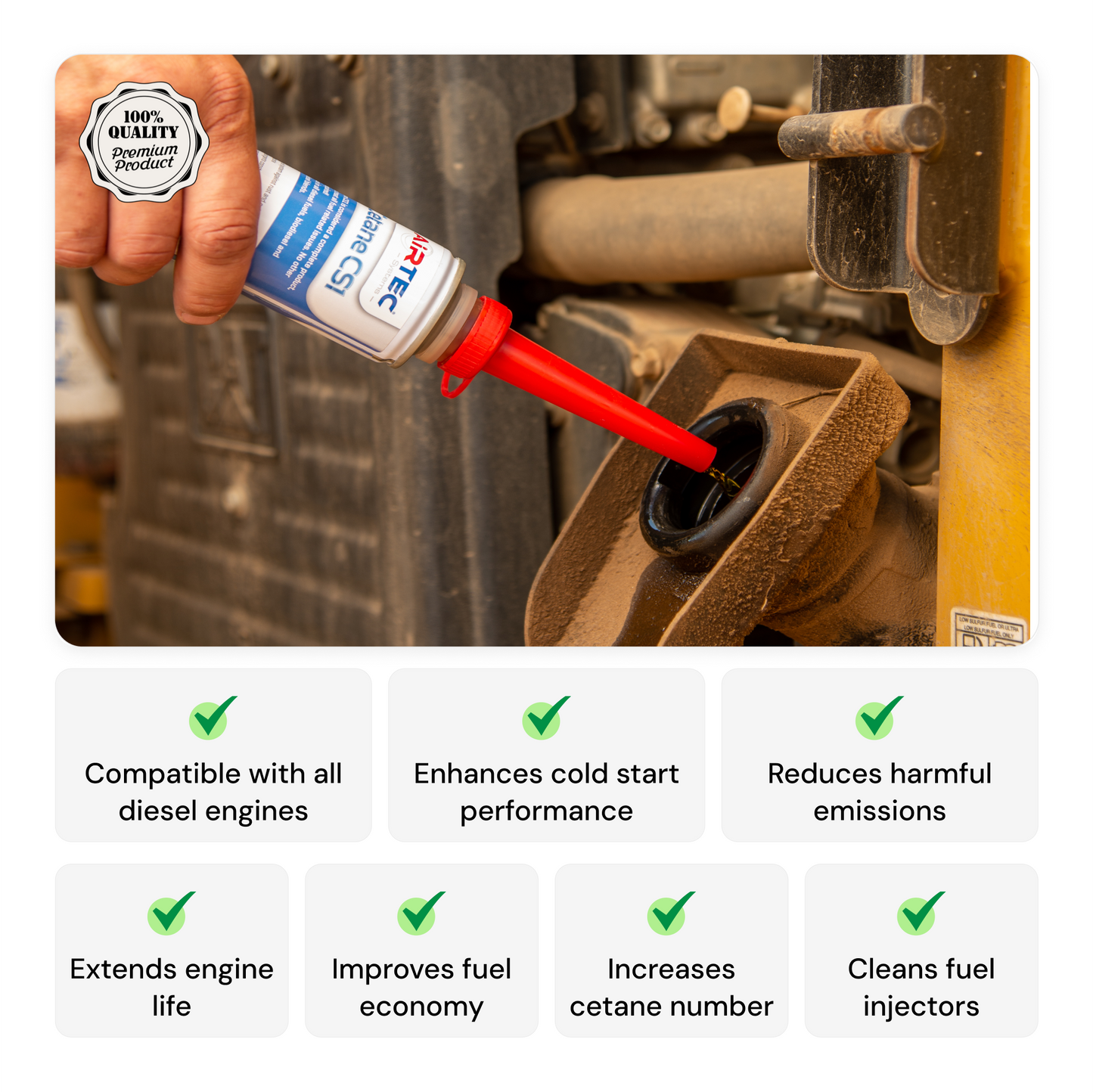 Air-Tec HIGH-CLASS Cetane CS1 Diesel Additive - 250ml