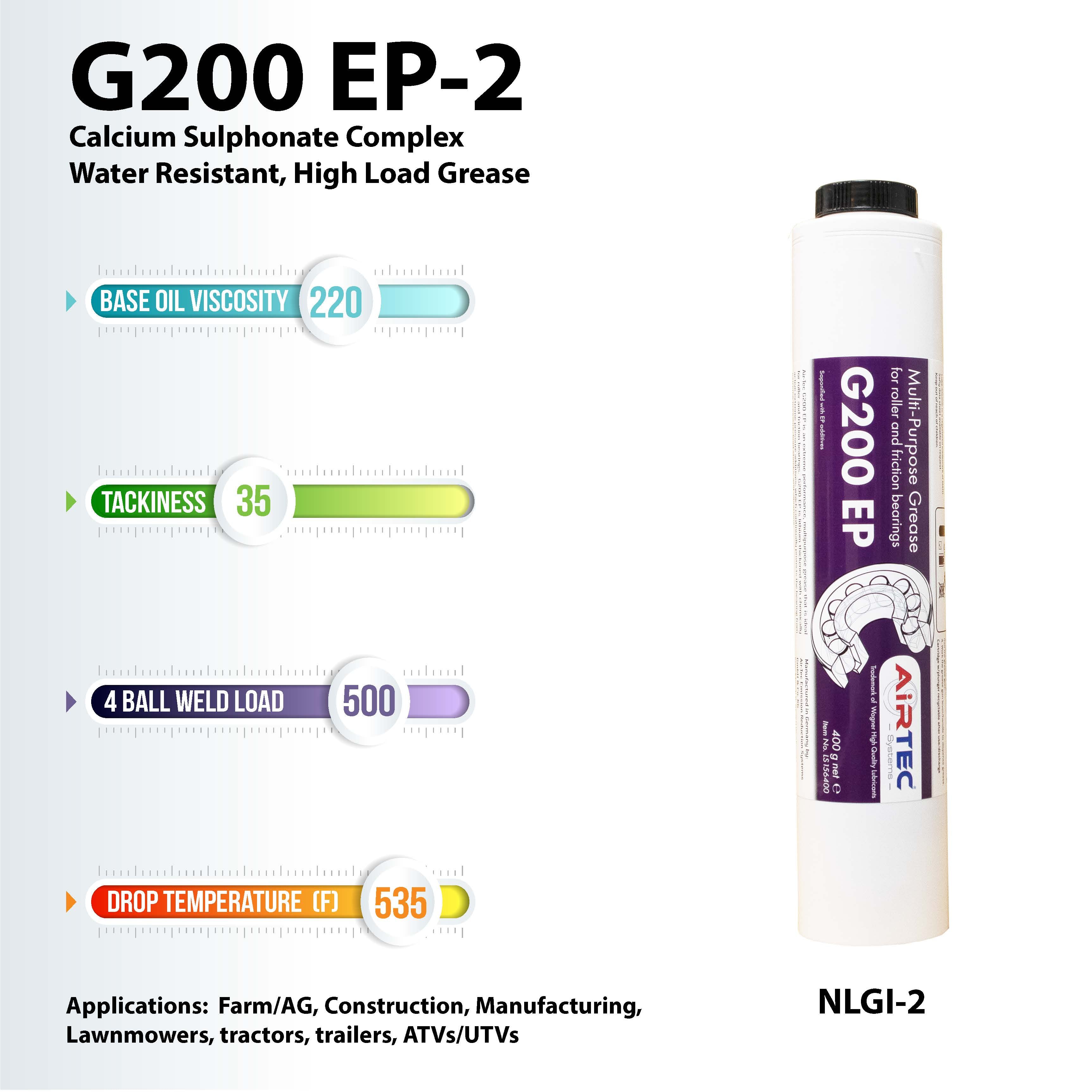 AirTec Grease: G200EP-2 Multi-Purpose Plus