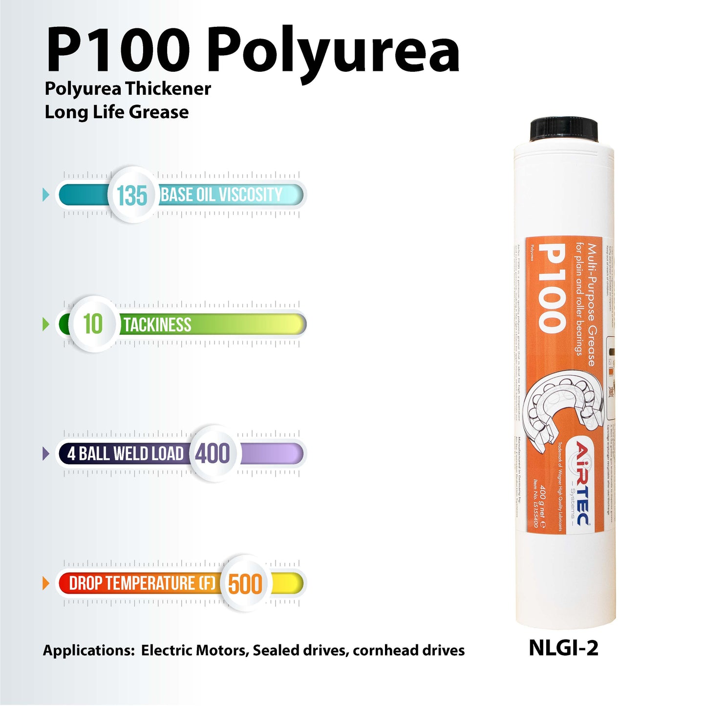 AirTec Grease: P100 EM Polyurea Grease