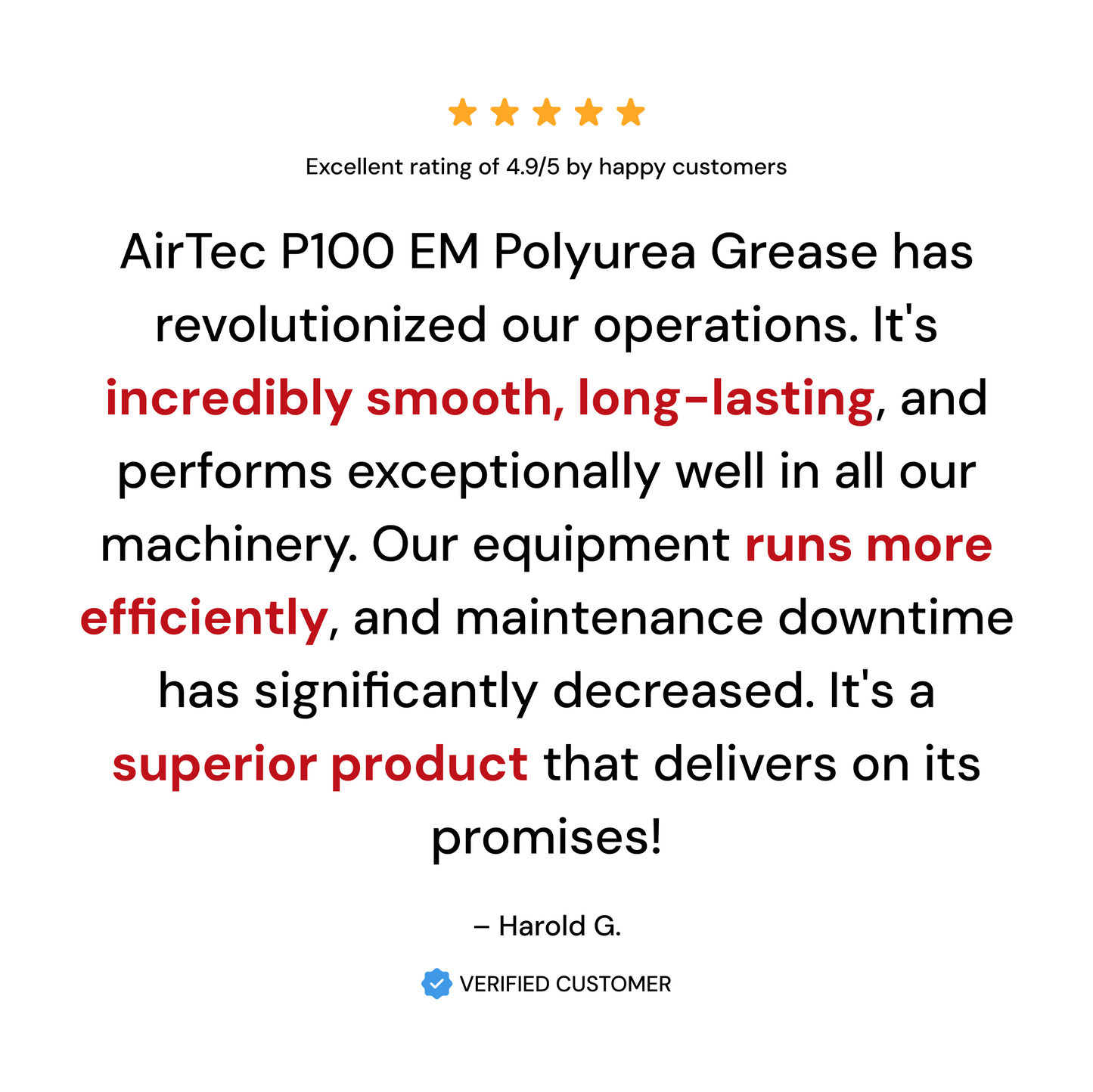 AirTec Grease: P100 EM Polyurea Grease