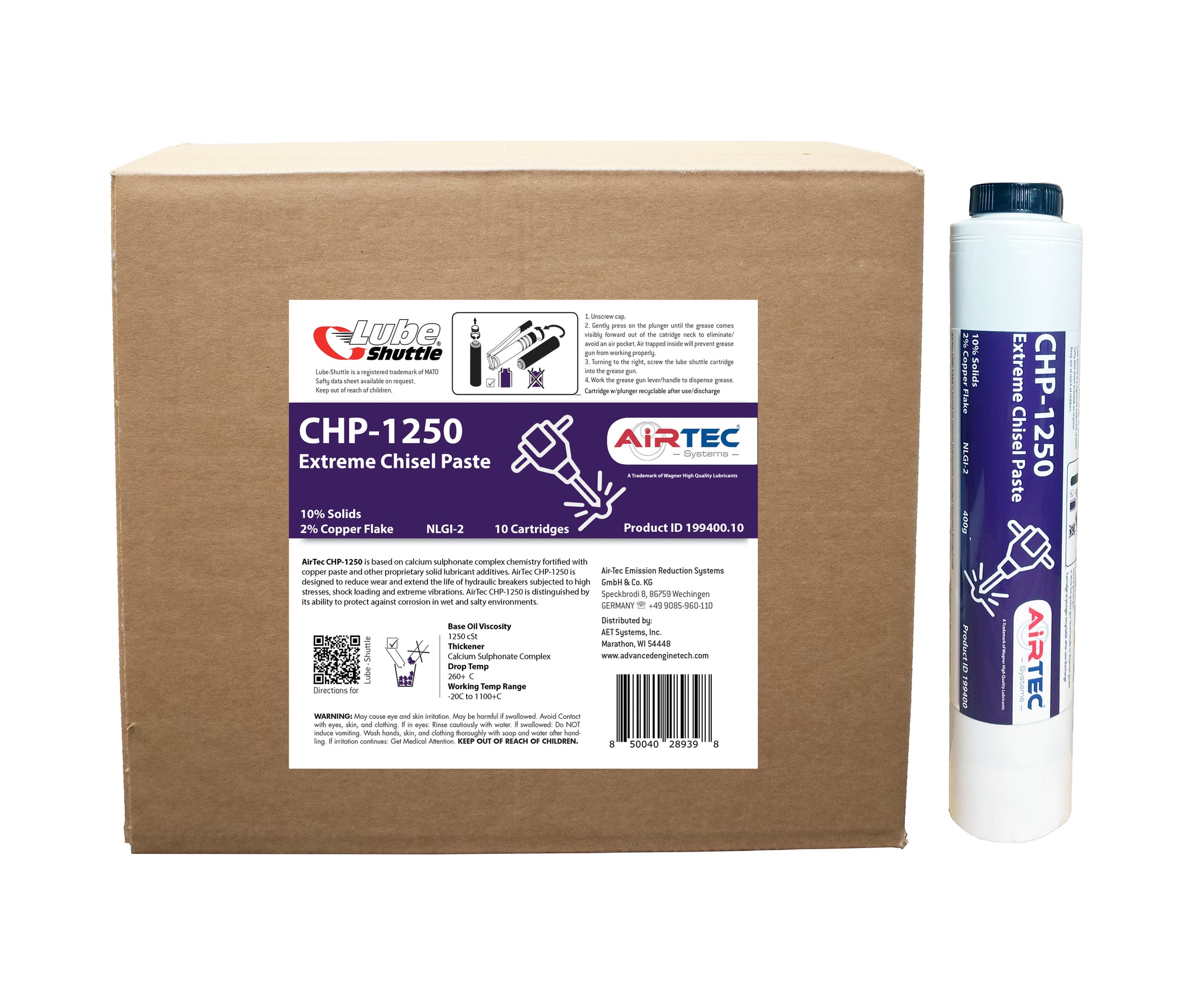 Chisel Paste Hs Code AirTec Lube-Shuttle® Chisel Paste Grease | AET Systems